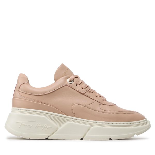 Tommy Hilfiger Tenisice Tommy Hilfiger Chunky Leather Sneaker FW0FW06855 Misty Blush TRY