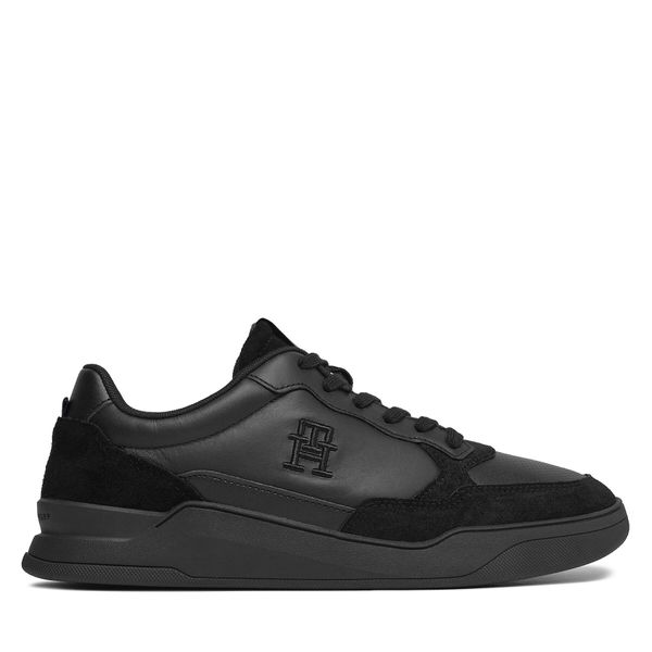 Tommy Hilfiger Tenisice Tommy Hilfiger Elevated Cupsole Lth Mix FM0FM04929 Black BDS