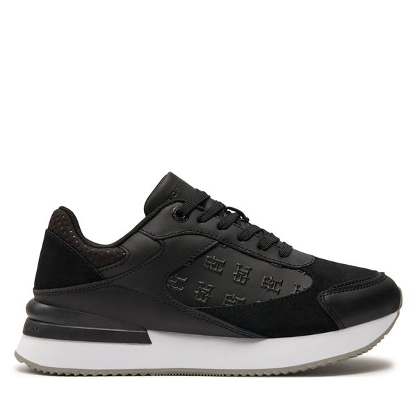 Tommy Hilfiger Tenisice Tommy Hilfiger Elevated Embossed Sneaker FW0FW07452 Black BDS