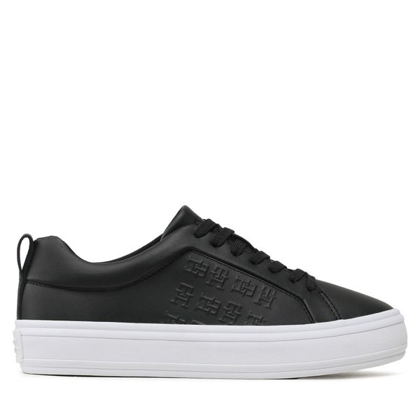 Tommy Hilfiger Tenisice Tommy Hilfiger Embossed Vulc FW0FW07376 Black BDSD