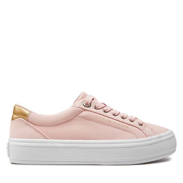 Tommy Hilfiger Tenisice Tommy Hilfiger Essential Vulc Canvas Sneaker FW0FW07682 Whimsy Pink TJQ