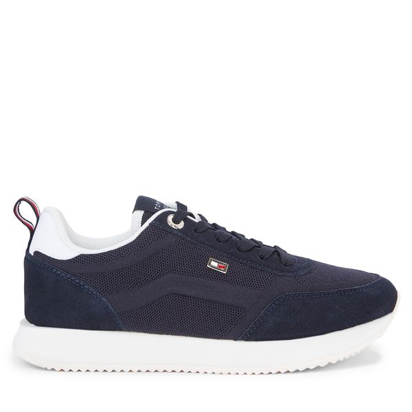 Tommy Hilfiger Tenisice Tommy Hilfiger Flag Knit Runner FW0FW07916 Space Blue DW6