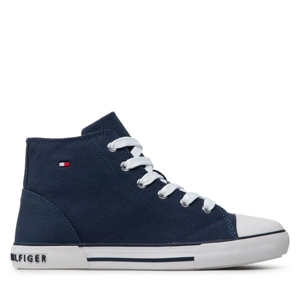 Tommy Hilfiger Tenisice Tommy Hilfiger Higt Top Lace-Up T3X4-32209-0890 S Tamnoplava