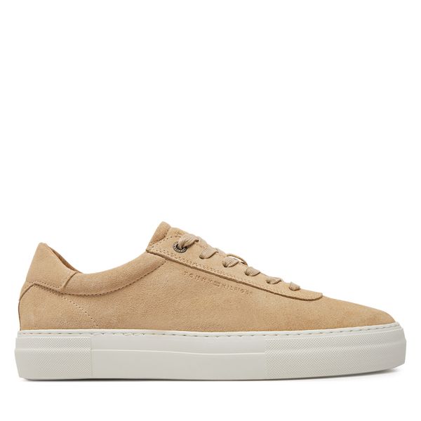 Tommy Hilfiger Tenisice Tommy Hilfiger Modern Premium Suede Cupsole FM0FM04745 Bež