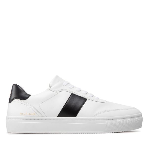 Tommy Hilfiger Tenisice Tommy Hilfiger Premium Cupsole Stripe FM0FM04284 White/Black 0K5