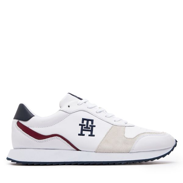 Tommy Hilfiger Tenisice Tommy Hilfiger Runner Evo Lth Mix FM0FM04959 White YBS