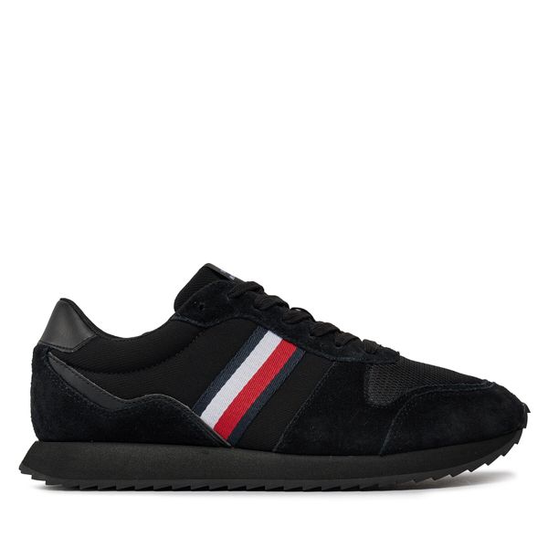 Tommy Hilfiger Tenisice Tommy Hilfiger Runner Evo Mix Ess FM0FM04886 Black BDS
