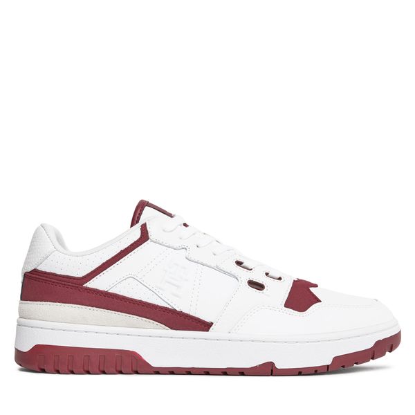 Tommy Hilfiger Tenisice Tommy Hilfiger Th Basket Street Lth FM0FM04874 Crvena