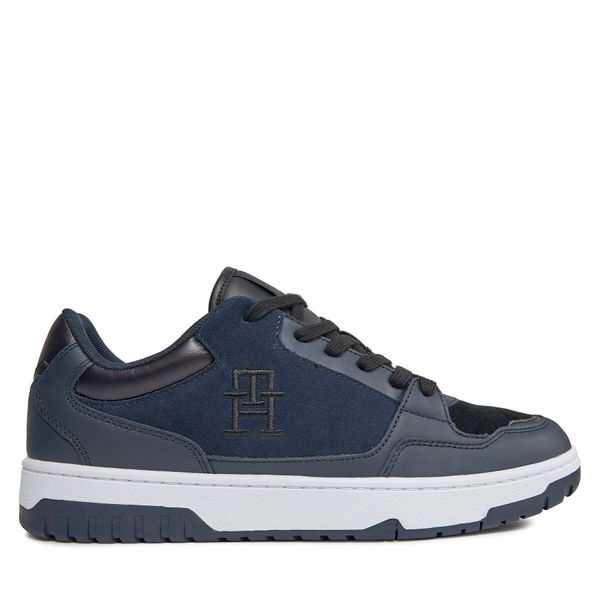 Tommy Hilfiger Tenisice Tommy Hilfiger Th Basket Street Suede Mix FM0FM04873 Desert Sky DW5