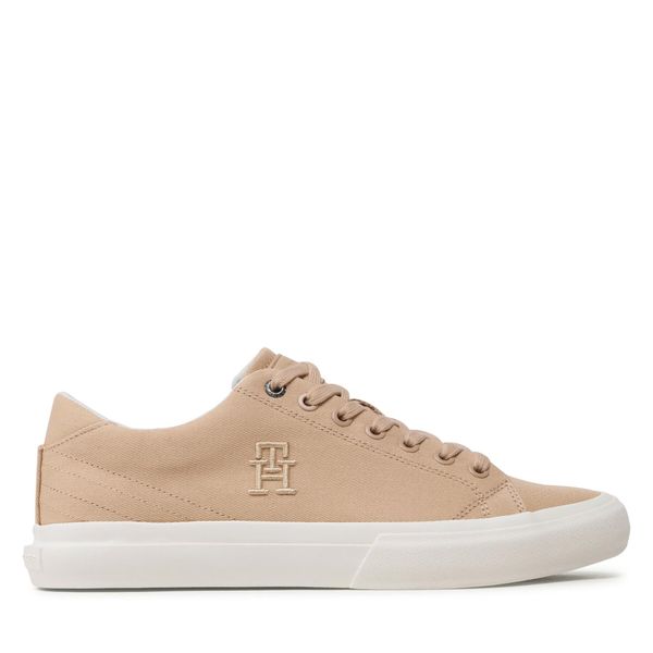 Tommy Hilfiger Tenisice Tommy Hilfiger Th Hi Vulc Street Low Veg Dyes FM0FM04688 Clayed Pebble AB3