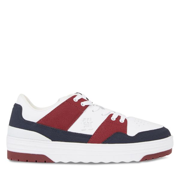 Tommy Hilfiger Tenisice Tommy Hilfiger Th Lo Basket Sneaker FW0FW07309 Rwb 0GY