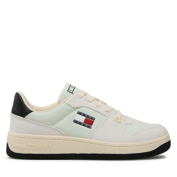 Tommy Jeans Tenisice Tommy Jeans Basket Canvas EM0EM01163 Ivory YBI
