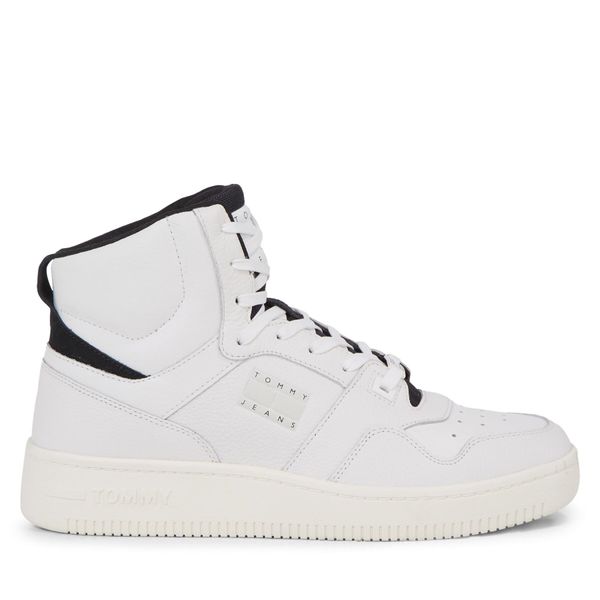 Tommy Jeans Tenisice Tommy Jeans Basket Mid EM0EM01258 Ecru YBL