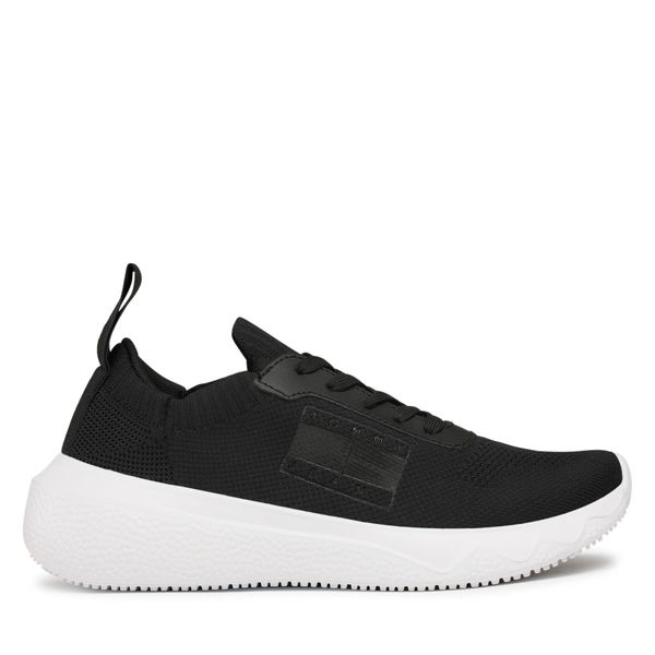 Tommy Jeans Tenisice Tommy Jeans Flexi Cpontrast Brand EN0EN02139 Crna