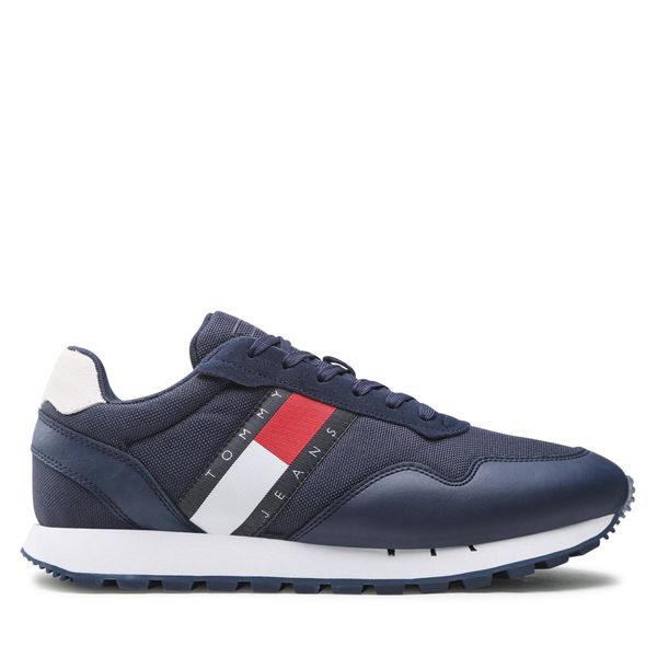 Tommy Jeans Tenisice Tommy Jeans Retro Leather Runner EM0EM01081 Twilight Navy C87