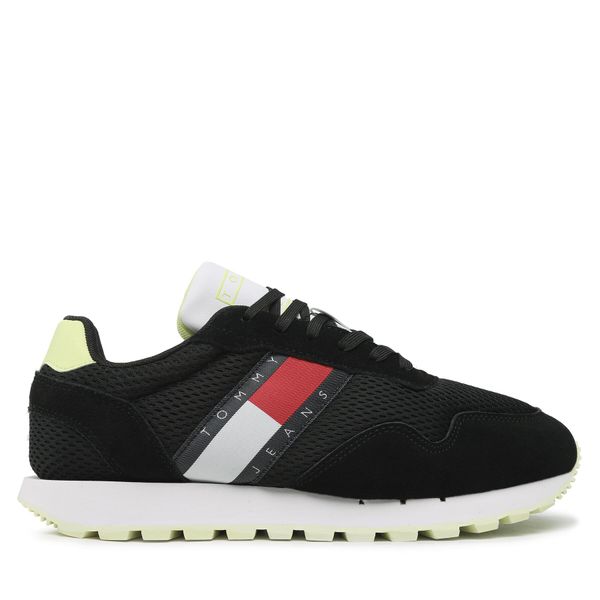 Tommy Jeans Tenisice Tommy Jeans Retro Runner Mesh EM0EM01172 Crna