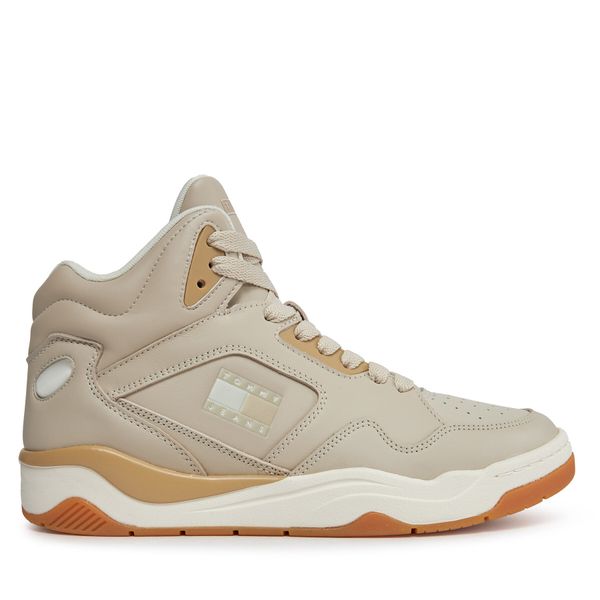 Tommy Jeans Tenisice Tommy Jeans Tjm Basket Mid Top EM0EM01318 Bleached Stone AEV