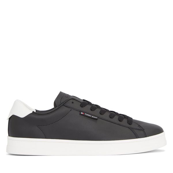 Tommy Jeans Tenisice Tommy Jeans Tjm Leather Low Cupsole EM0EM01374 Black BDS
