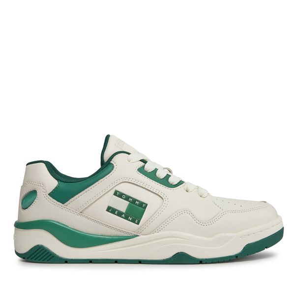 Tommy Jeans Tenisice Tommy Jeans Tjm Leather Outsole Color EM0EM01350 Ivory/Green YBI