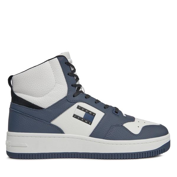 Tommy Jeans Tenisice Tommy Jeans Tjm Retro Basket Sneaker Mid EM0EM01401 Navy C1G