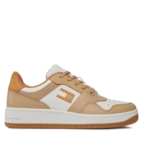 Tommy Jeans Tenisice Tommy Jeans Tjm Retro Basket Tonal Logo EM0EM01347 Tawny Sand AB0