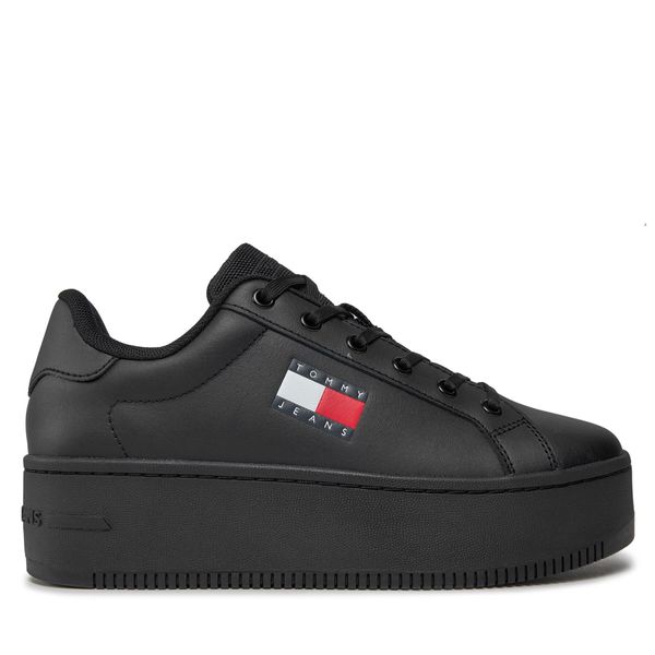 Tommy Jeans Tenisice Tommy Jeans Tjw Flatform Ess EN0EN02518 Black BDS