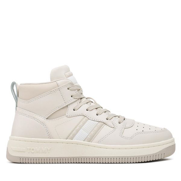 Tommy Jeans Tenisice Tommy Jeans Tjw Retro Basket Mc Leather Mix EN0EN02205 Bež