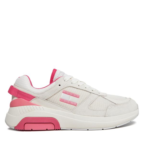 Tommy Jeans Tenisice Tommy Jeans Tjw Runner Combined EN0EN02512 Ivory / Pink Alert 0K9