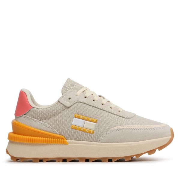 Tommy Jeans Tenisice Tommy Jeans Tjw Tech Runner Material Mix EN0EN02358 Bleached Stone AEV