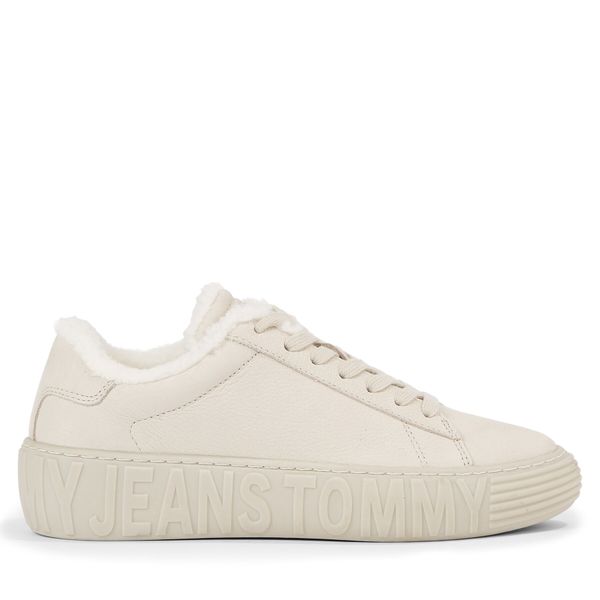 Tommy Jeans Tenisice Tommy Jeans Tommy Jeans New Cupsole Leat Wl EN0EN02274 Bleached Stone AEV