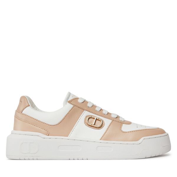 TWINSET Tenisice TWINSET 241TCP030 Bianco Ottico/Hazelnut 11336