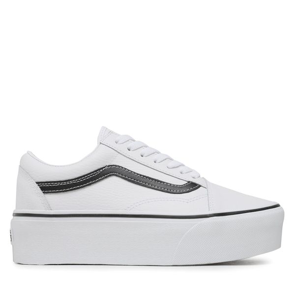Vans Tenisice Vans Ua Old Skool Stackform VN0A7Q5MTWB1 True White/Black
