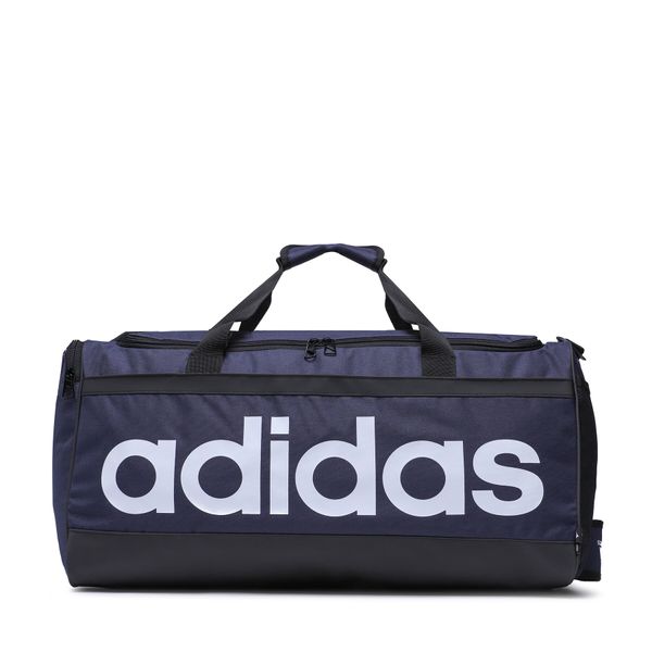 adidas Torba adidas Essentials Linear Duffel Medium HR5349 Shadow Navy/Black/White