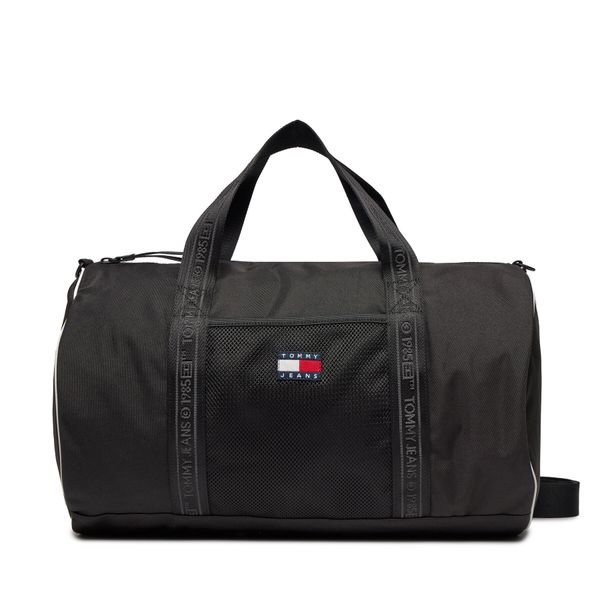 Tommy Jeans Torba Tommy Jeans Tjm Heritage Round Duffle AM0AM11950 Black BDS