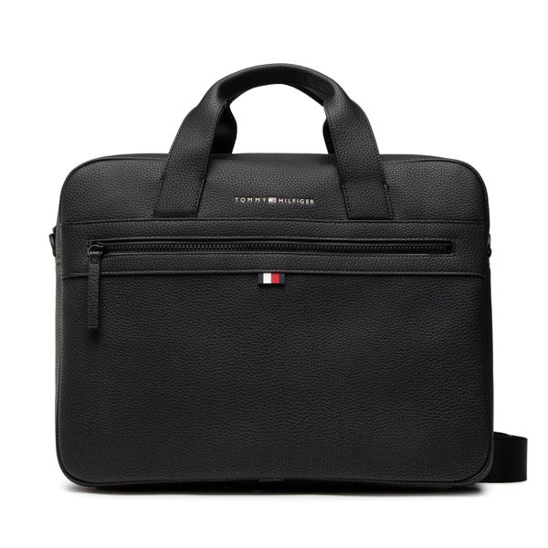 Tommy Hilfiger Torba za laptop Tommy Hilfiger Essential Pu Computer Bag AM0AM09507 BDS