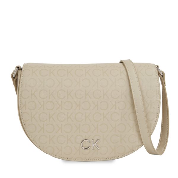 Calvin Klein Torbica Calvin Klein Ck Daily Saddle Bag_Epi Mono K60K611879 Stoney Beige Epi Mono PEA