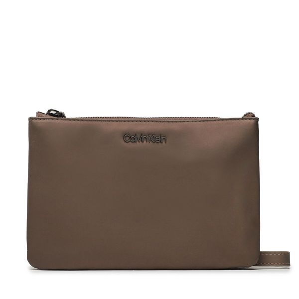 Calvin Klein Torbica Calvin Klein Ck Must Dbl Crossbody Rubberized K60K610189 PBN