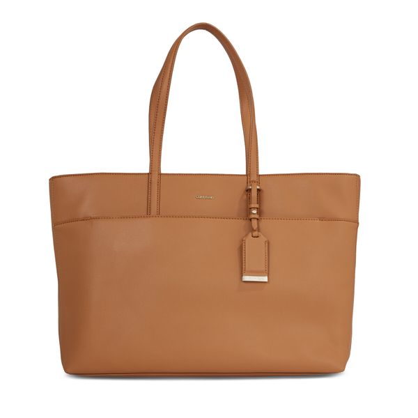 Calvin Klein Torbica Calvin Klein Ck Must Shopper Lg K60K610747 Brown Sugar GA5