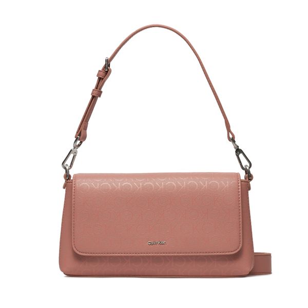 Calvin Klein Torbica Calvin Klein Ck Must Shoulder Bag_Epi Mono K60K611360 Ash Rose Mono VB8
