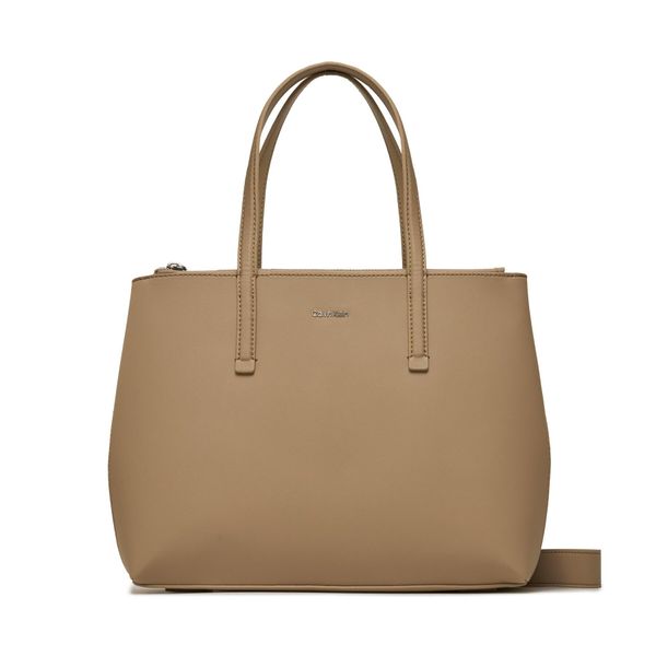 Calvin Klein Torbica Calvin Klein Ck Must Tote Md K60K611441 Silver Mink PFA