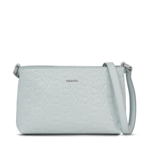 Calvin Klein Torbica Calvin Klein Ck Must Xbody Md-Emb Mono K60K611001 Sheer Blue CFX