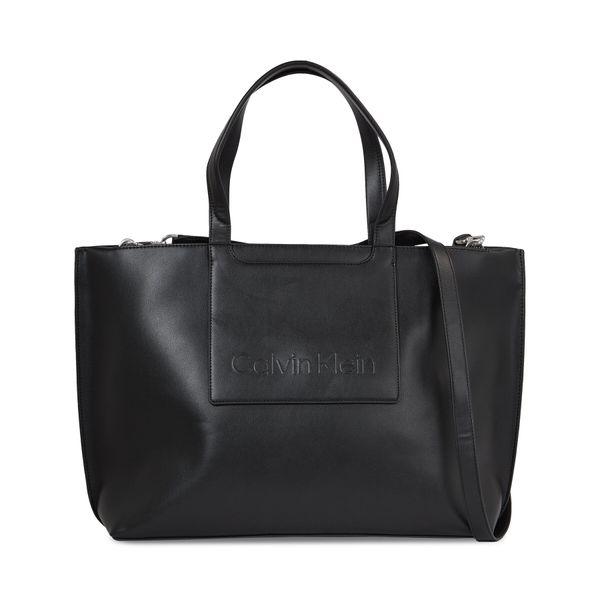 Calvin Klein Torbica Calvin Klein Ck Set Shopper Large K60K611049 Crna