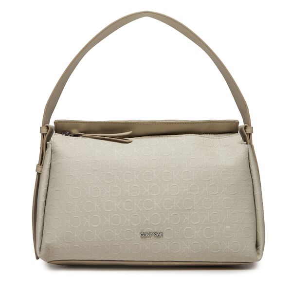 Calvin Klein Torbica Calvin Klein Gracie K60K611655 Stoney Beige Jacquard Mono PEA