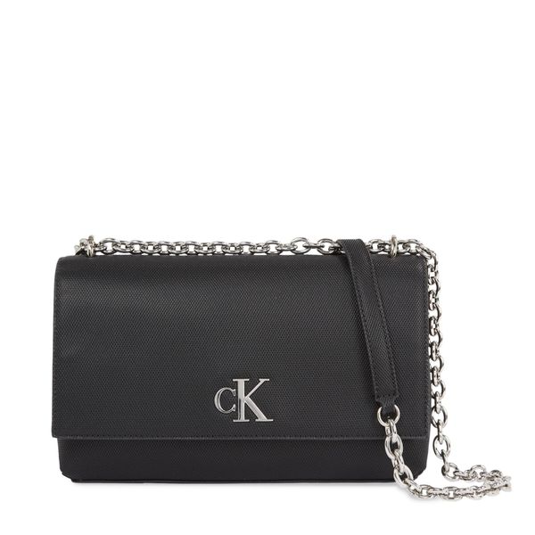 Calvin Klein Jeans Torbica Calvin Klein Jeans Minimal Monogram Ew Flap Ch25 T K60K611951 Black BEH