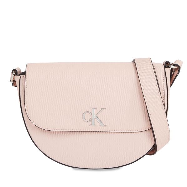 Calvin Klein Jeans Torbica Calvin Klein Jeans Minimal Monogram Saddle Bag22 T K60K611961 Pale Conch TFT