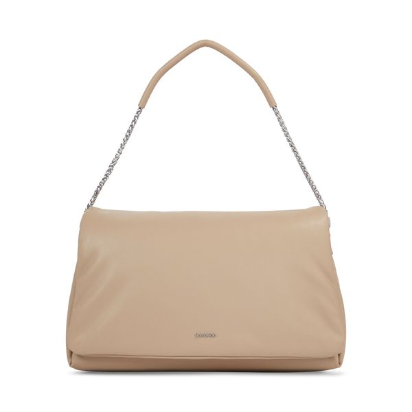 Calvin Klein Torbica Calvin Klein Puffed Shoulder Bag K60K611539 Silver Mink A04