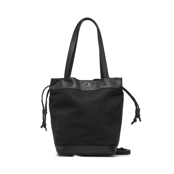 Calvin Klein Torbica Calvin Klein Re-Lock Drawstring Bag Perf K60K610635 Ck Black BAX