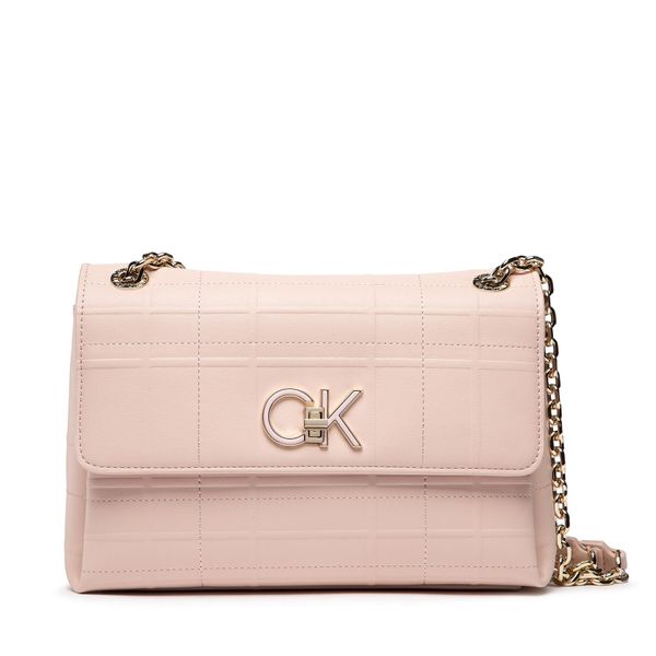 Calvin Klein Torbica Calvin Klein Re-Lock Ew Conv Xbody Quilt K60K609682 Spring Rose TER