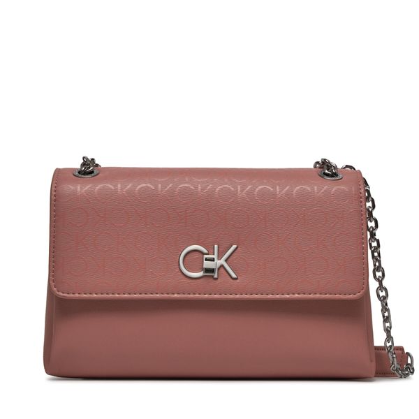 Calvin Klein Torbica Calvin Klein Re-Lock Ew Conv Xbody_Epi Mono K60K611564 Ash Rose Mono VB8
