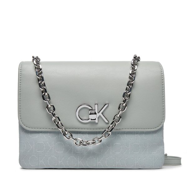 Calvin Klein Torbica Calvin Klein Re-Lock K60K611877 Pigeon Jacquard Mono PEB